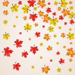 Green Plant Background Beige Vector. Floral Decor Texture. Golden Forest Leaf. Wallpaper Leaves Design.