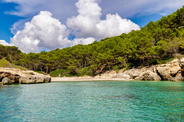 Obraz premium cala fustam, es migjorn gran, menorca, balearic islands, spain