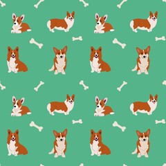 Obraz premium seamless pattern with animals