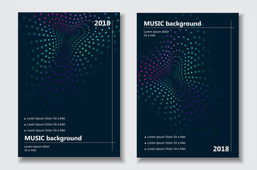 Fototapeta premium Music backgrounds. For web site, flyer, poster, placard and wallpaper. Useful for backdrop, layout, banner, surface and invitation card. Creative art concept, modern design