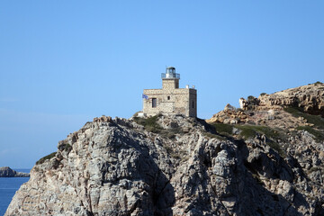 Fototapeta na wymiar Greece.The lighthouse of Naxos
