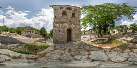 360° Foto Sferica Piazza Villaggio Greco di Ano Pedina 02