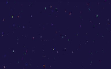 blue background, random minimalist abstract illustration vector for logo, card, banner, web and printing.