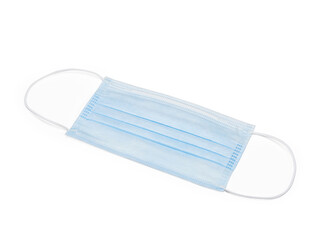 Blue mask isolated on the white background.