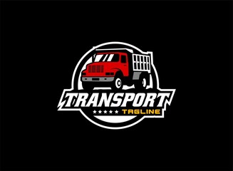 Excavator logo vector for construction company. Vehicle equipment template vector illustration for your brand.