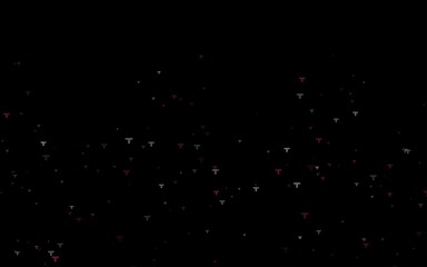 dark background, random minimalist abstract illustration vector for logo, card, banner, web and printing.