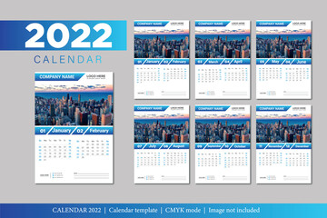 2022 Calendar Template Design