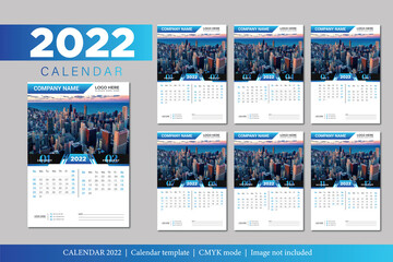 2022 Calendar Template Design