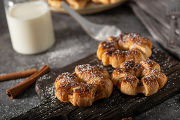 Delicious apple strudel