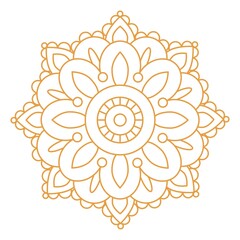 Indian Beautiful Golden Floral Ornaments