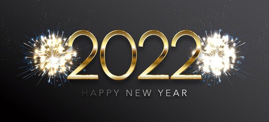 2022 Happy New Year Background