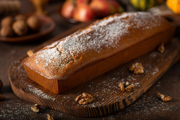 Homemade pumpkin bread