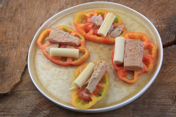 tomatoes palmito and tuna fish salad
