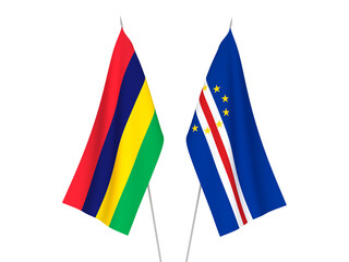 Republic of Mauritius and Republic of Cabo Verde flags