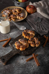 Delicious apple strudel