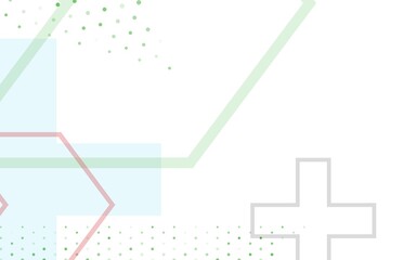 white background, random minimalist abstract illustration vector for logo, card, banner, web and printing.