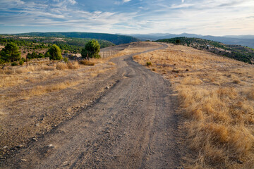 Fototapeta premium Camino del cerro Merina. Avila. España. Europa.