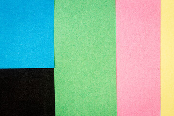 Multicolor background from a paper of different colors