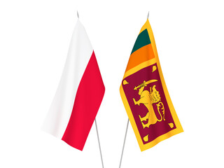 Democratic Socialist Republic of Sri Lanka and Poland flags