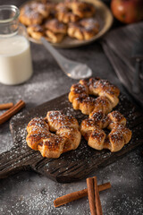 Delicious apple strudel