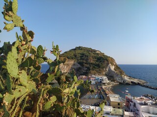 Saint Angelo beach of Ischia Island in Naples, Italy