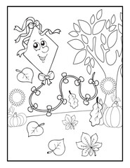 Thanksgiving Coloring Pages for Kids, Fall Coloring Pages for Kids, Autumn Coloring Pages for Kids