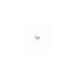 Fototapeta na wymiar illustration consisting of images of atoms in the form of a logo