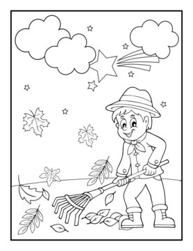 Thanksgiving Coloring Pages For Kids, Fall Coloring Pages For Kids, Autumn Coloring Pages For Kids