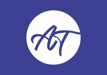 Unique shape of AT initial letter