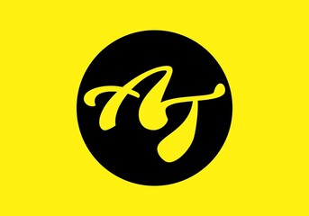 Unique shape of AT initial letter