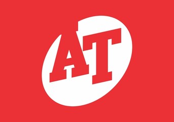 Unique shape of AT initial letter