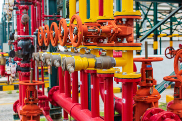 Refinery plant equipment for valve oil and gas pipe plant pressure safety valve