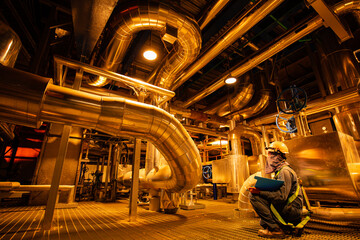 Male to be worker visual inspection pipeline