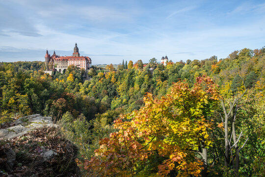 Castle Ksiaz in Walbrzych city Lower Silesia Poland