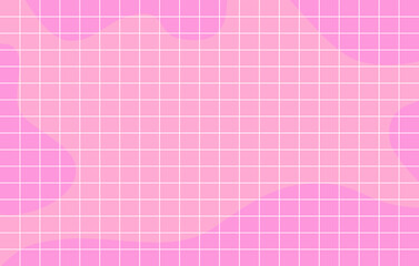 pink background with squares