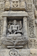Small sculptures in Baijnath Temple, Himachal Pradesh.