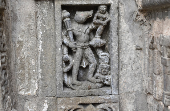 Small sculptures in Baijnath Temple, Himachal Pradesh.