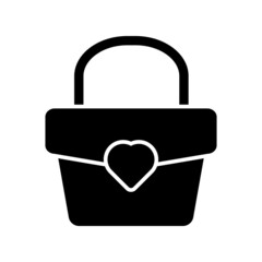 Woman Bag Icon Design Vector Template Illustration