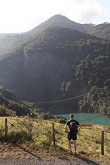 Drac footbridge near Grenoble
