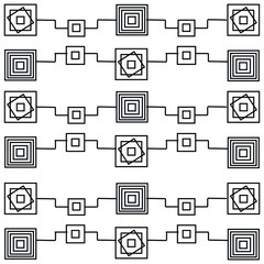 geometric shapes and lines on a transparent background.