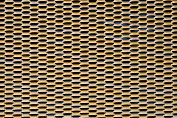 Perforated metal surface