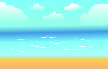 sea and sky landscapes abstract background