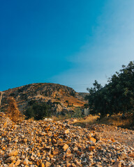 Fototapeta premium landscape in the mountains of crete