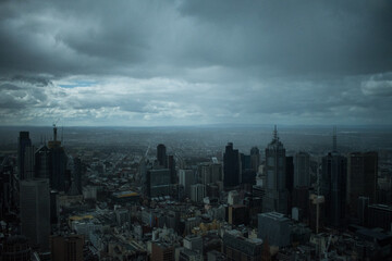 Melbourne City from the Eureka Tower