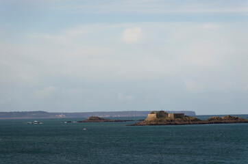 Town of Saint-Malo, a touristic icon in Brittany