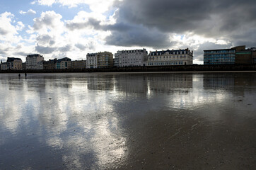 Town of Saint-Malo, a touristic icon in Brittany