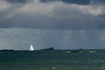 Town of Saint-Malo, a touristic icon in Brittany