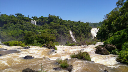 Rapids in Iguazu Falls