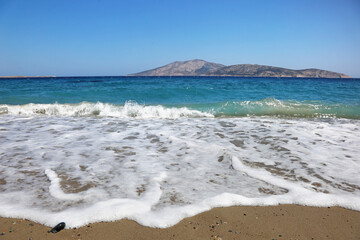beach scenery of Kato Koufonisi island Cyclades Greece