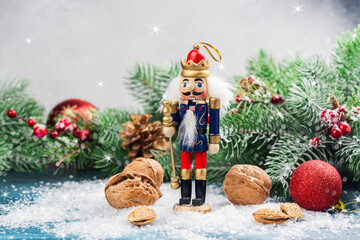 Christmas nutcracker toy soldier